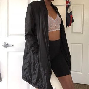 Longline Black Jacket